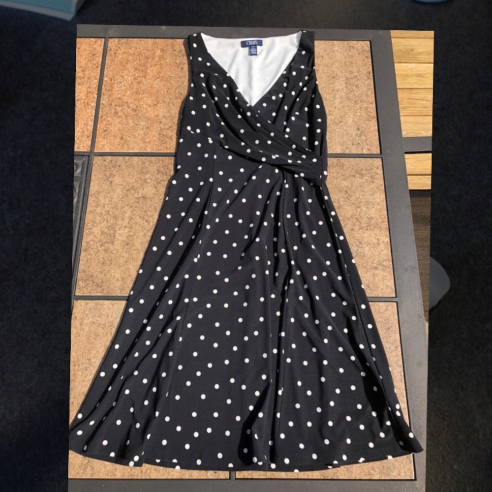 Black and white dress